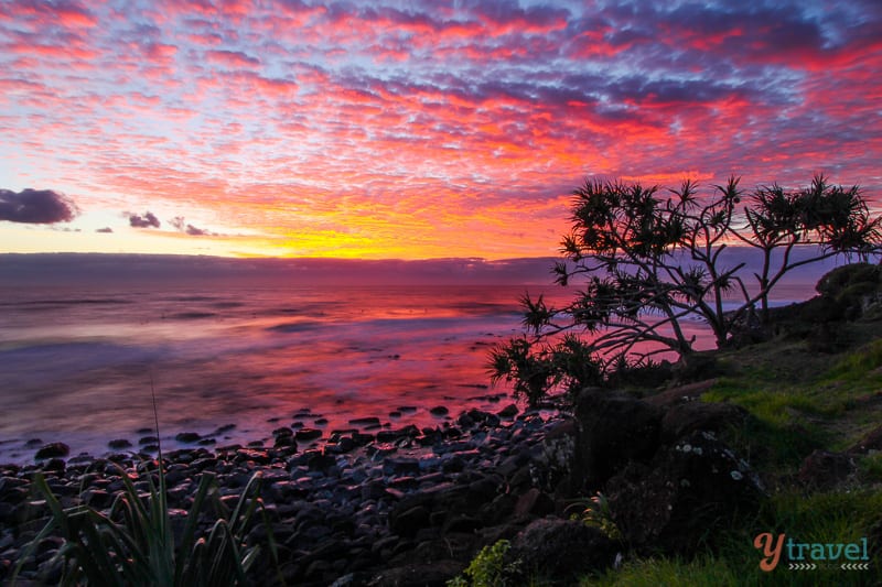 Sunrise at Burleigh Heads, Gold Coast, Australia