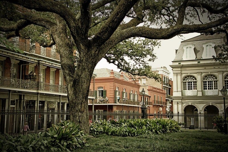 Wandering through the historic homes in the French Quarter is a nice way to relax in New Orleans