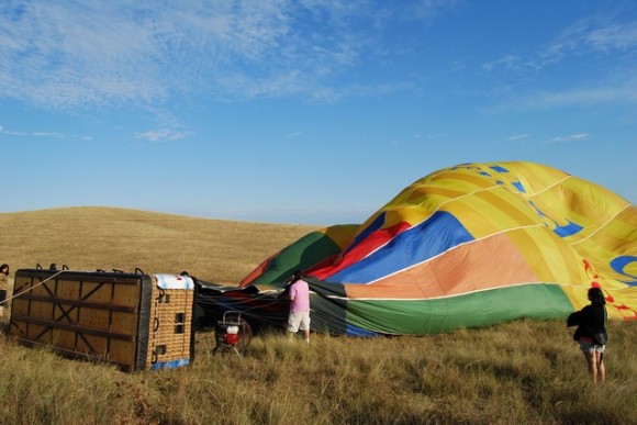 Hot air balloon rides