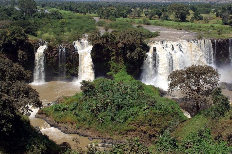 The Blue Nile waterfalls in Ethiopia, in Africa