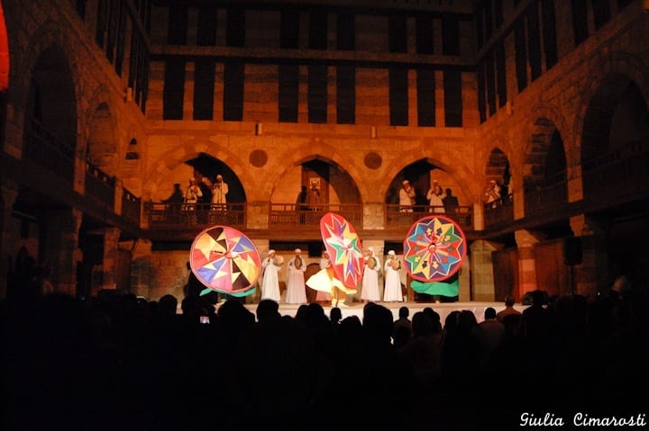 people performing on stage for an audience