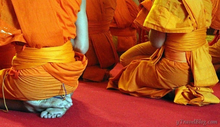 chanting monks