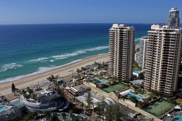 aerial view of Surfers Paradise Gold Coast