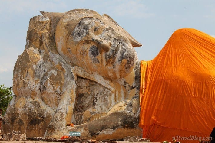 reclining Buddha Ayutthaya
