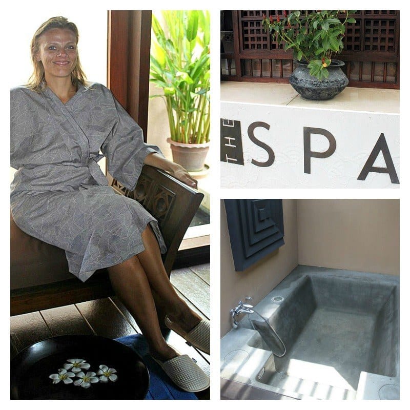 woman at a spa