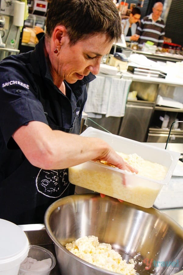 making cheese at Adelaide central market (2)