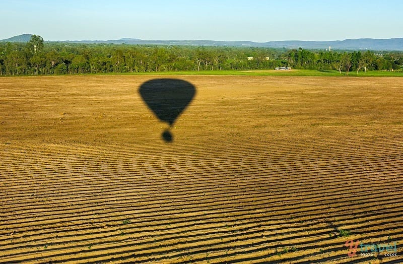 Hot Air Balloon over the Atherton Tableslands, Queensland, Australia