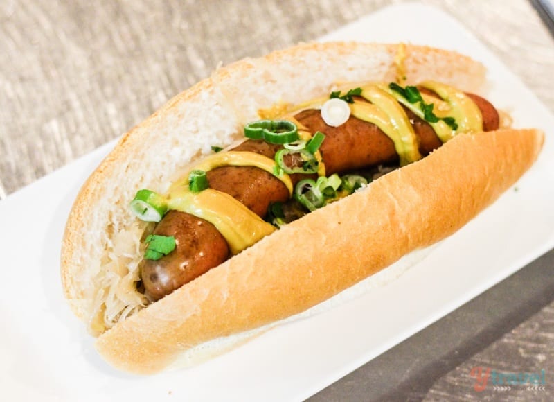 German hot dog
