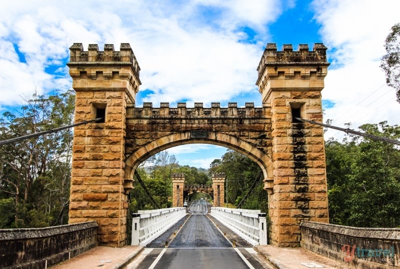 sandstone Hampden Bridge, Kangaroo Valley, NSW, Australia