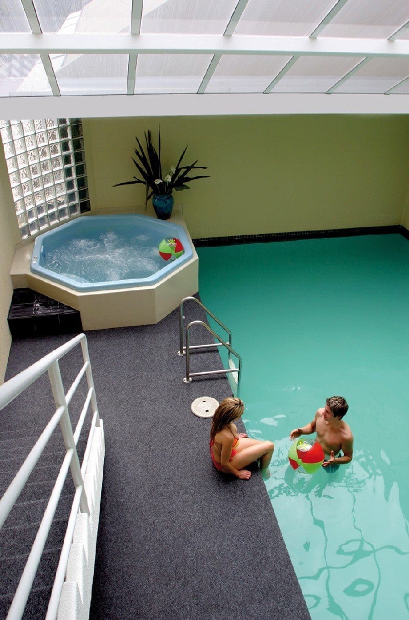 people swimming in pool at the Salamanca Inn Hobart