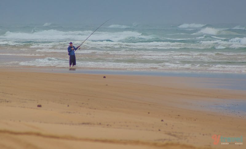 beach fishing Fraser 