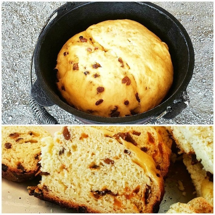 bread baking in a bowl