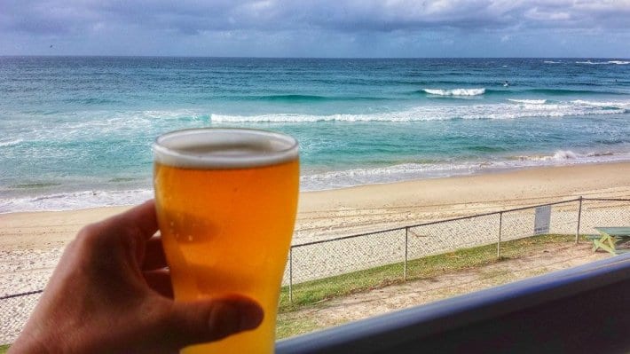 View from Kingscliff Surf Club, NSW