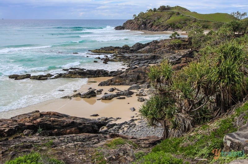 rocky headlands of Cabarita Beach, NSW, Australia