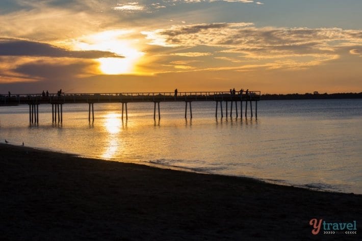 Sunset at Hervey Bay, Queensland, Australia