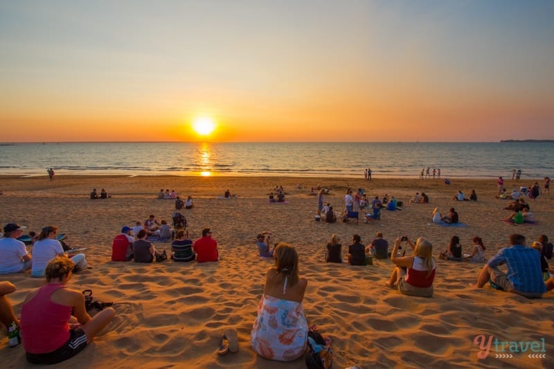 Sunset at Mindil Beach - Darwin, Australia