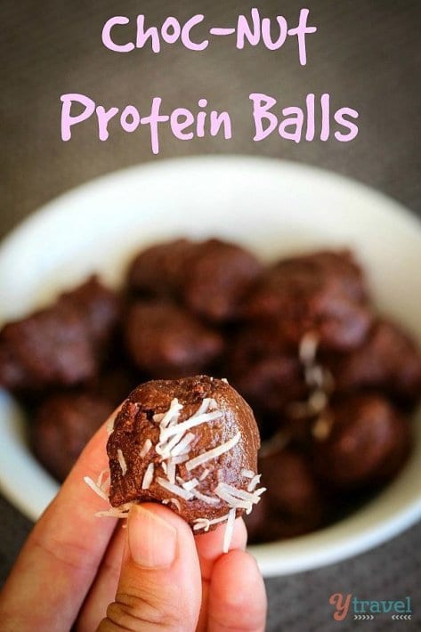 Chocolate Nut Protein Balls