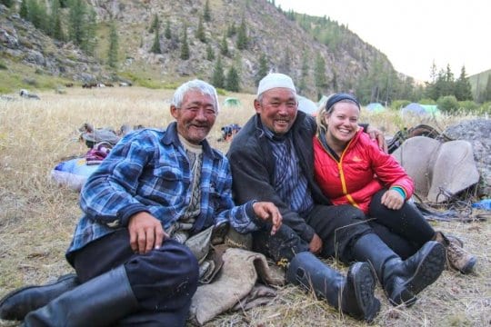 Meeting the locals in Mongolia