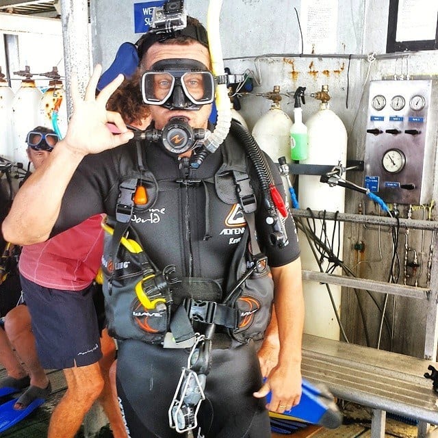 Learning how to dive on the Great Barrier Reef in Australia