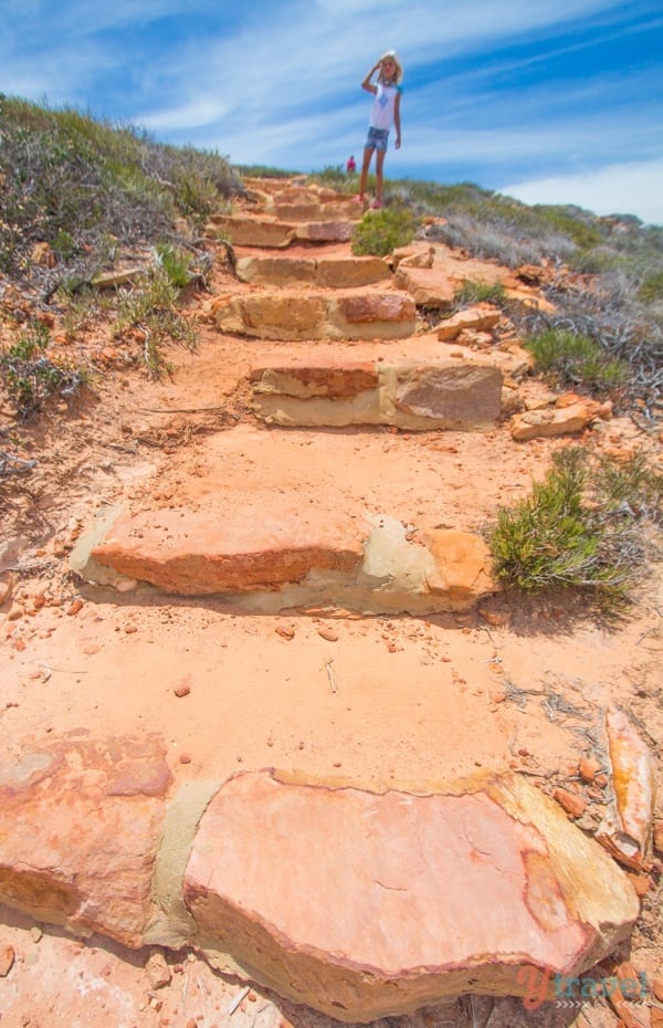 stairs made of rock