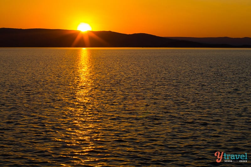 Sunset on Lake Argyle, Western Australia