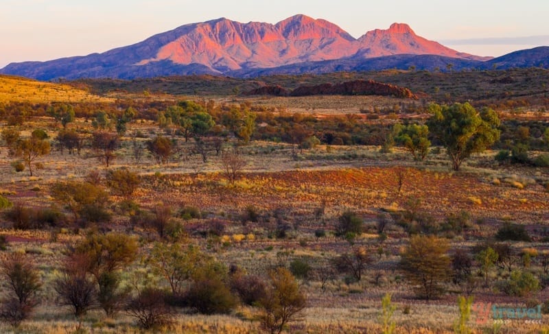 Sunrise at Mt Sonder - West MacDonnel Ranges, Northern Territory, Australia