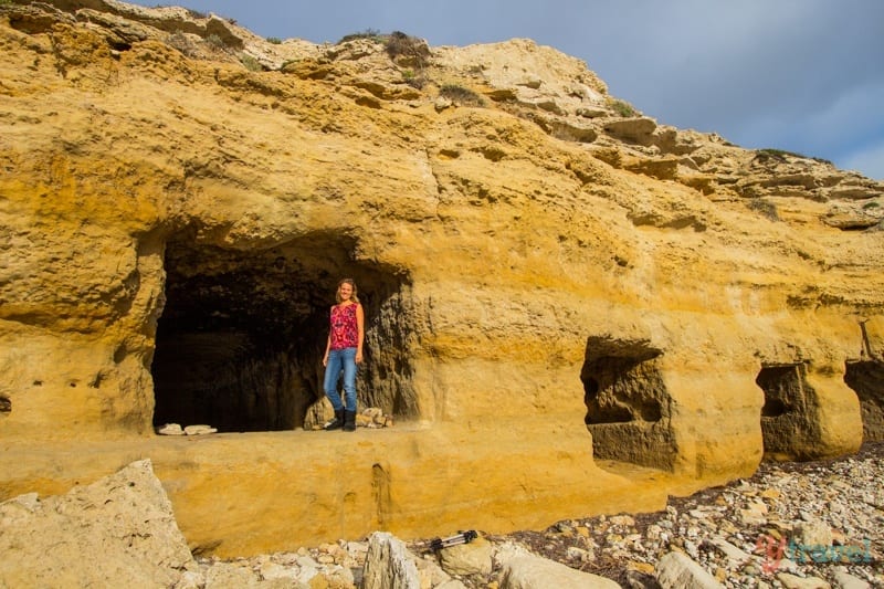 See the incredible Port Willunga Caves in Adelaide, South Australia