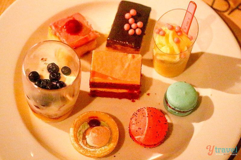 mini desserts on a plate