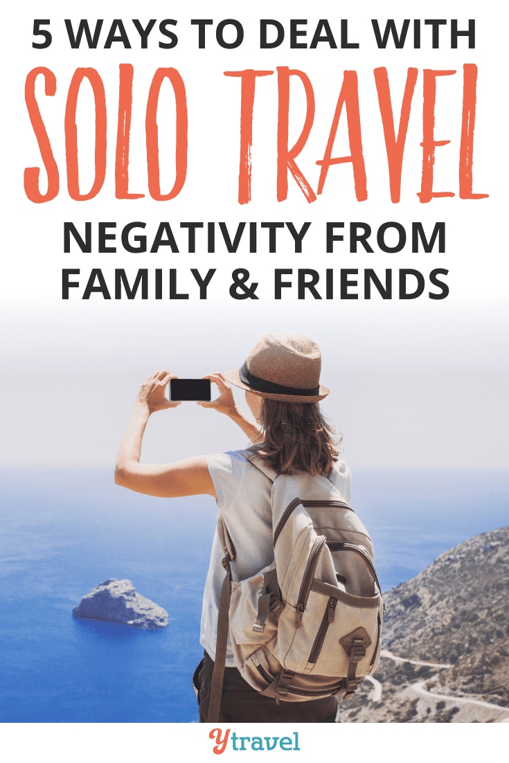 pin image promoting solo travel negativity