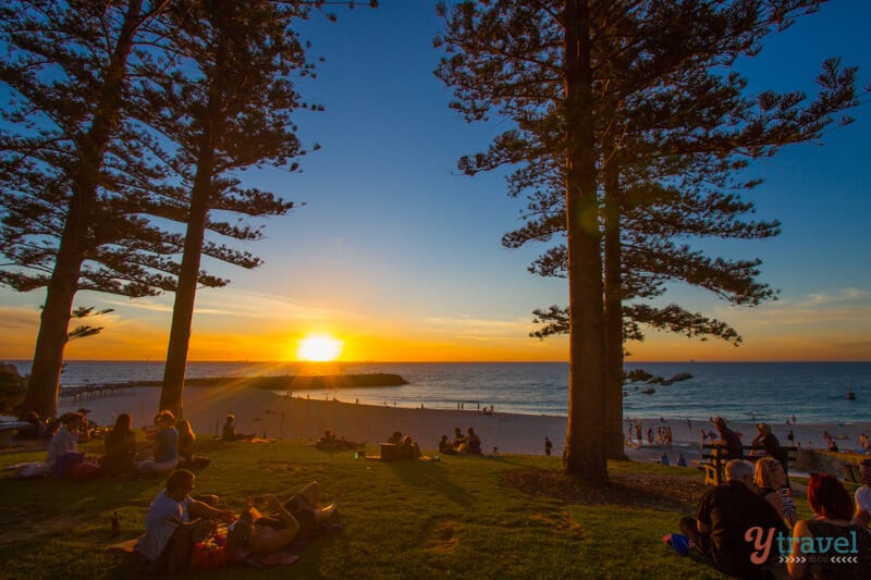 Sunset at Cottesloe Beach, Perth, Western Australia 
