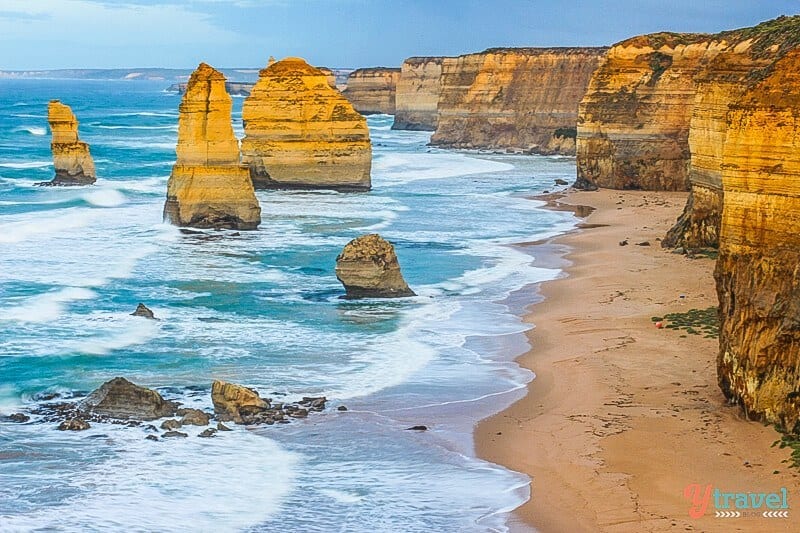 Twelve Apostles on the Great Ocean Road - one of Australia's natural wonders. 