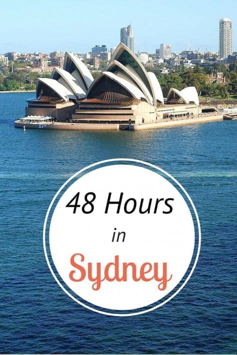 What to do in Sydney in 48 hours. Is Australia on your bucket list, you can't miss Sydney! Here's a 2 day itinerary that takes in the highlights, plus tips on where to eat and where to stay!