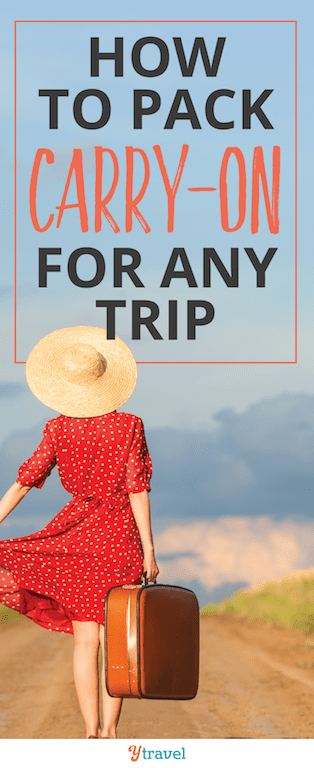 How to pack carry on for any trip - forget about baggage fees and check in hassle. These packing tips will help you become a carry on traveler.