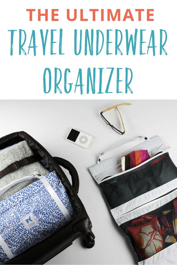 The ultimate travel underwear organizer helping you learn how to pack underwear for any trip. It's a life saver and travel packing essential!