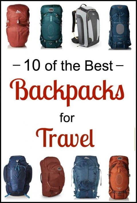 Looking for a travel backpack? Check out this list of 10 travel backpacks from the most popular backpack brands