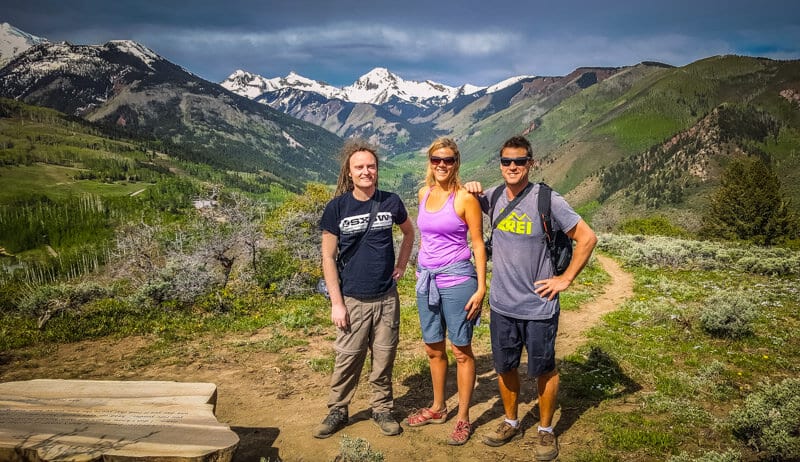 Hiking to the Yin Yang Lookout in Snowmass, Colorado