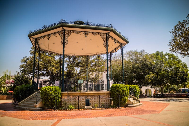 rotunda at El Peublo De Los Angeles Historical site