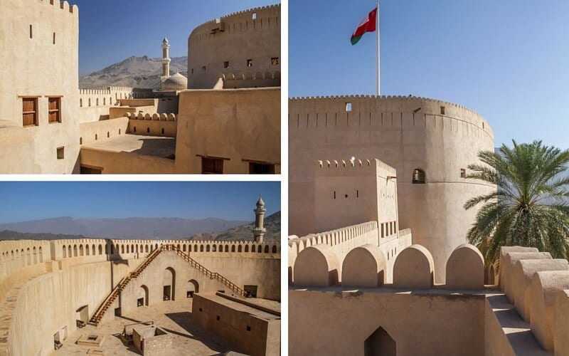 Experience the history of Oman at places like Nizwa Fort