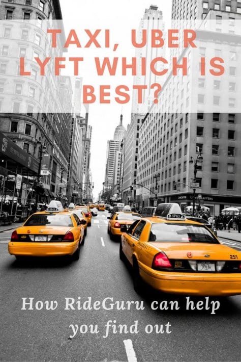 Is Uber, Lyft or taxis cheaper? RideGuru is a new search engine to help you uncover which ridesharing service is cheapest and best to use!