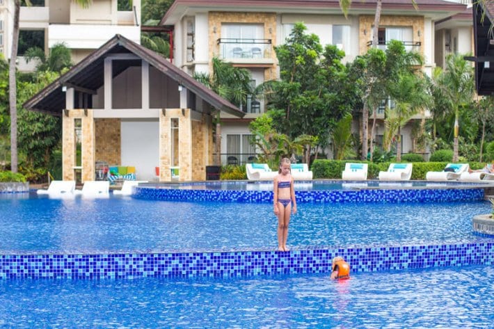 Movenpick Resort is one of the best places to stay for families on Boracay Island. Click to read our top things to do in Boracay and review post