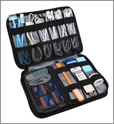 Travel Gear Organizer - one of the best travel gifts for travelers