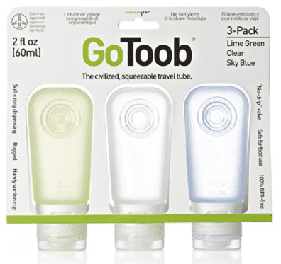 Travel Bottles - one of the best travel gifts for travelers
