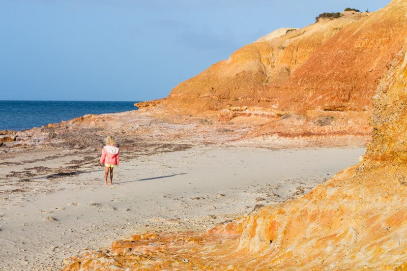 Redbank Cliffs in American River is one of the secret hidden gems on Kangaroo Island. Click to read more tips
