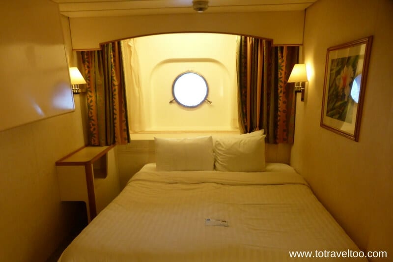 Exterior cabin on our repositioning cruise with Monarch