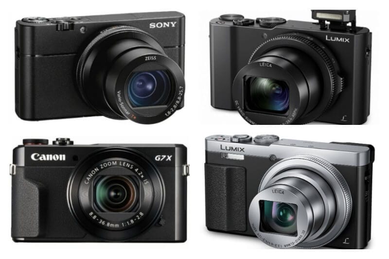 8 of the best selling point-and-shoot-compact-cameras on Amazon