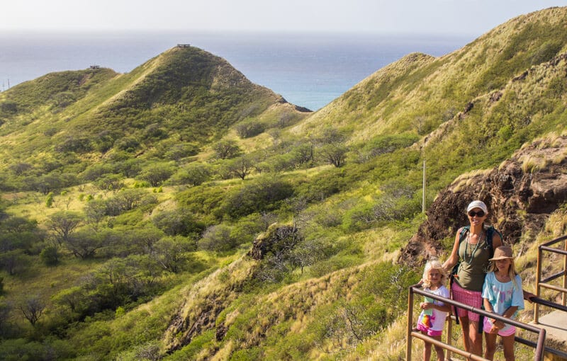 The Diamond Head Walk - one of the best things to do in Waikiki with kids