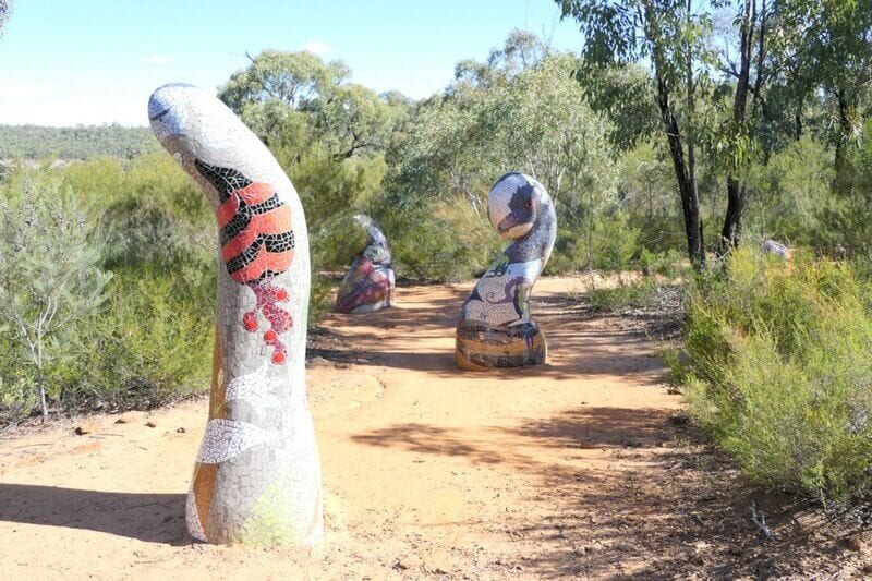 Sculptures in the Scrub in The Pilligia Dubbo NSW
