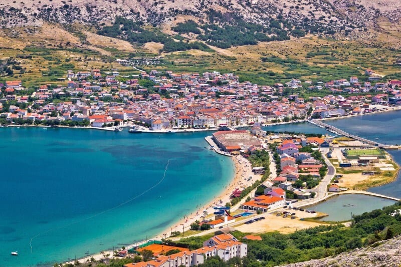 Croatia Pag Island European destination on a budget