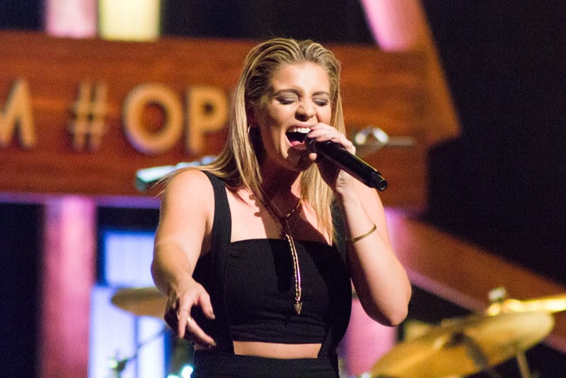 Lauren Alaina performing at the Grand Ole Opry