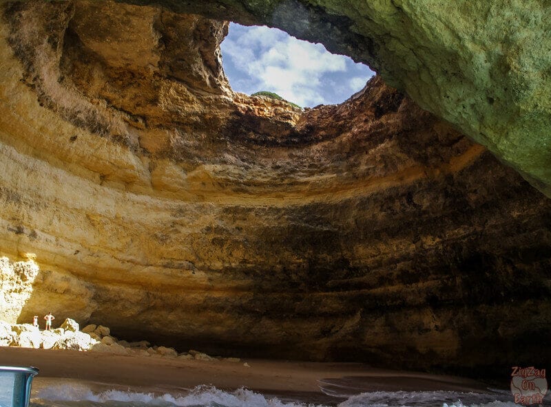 The Benagil Sea Cave is one of about 30 caves in Algarve, Portugal